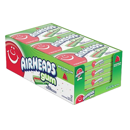 Airheads Gum Watermelon 1.185oz (34g)
