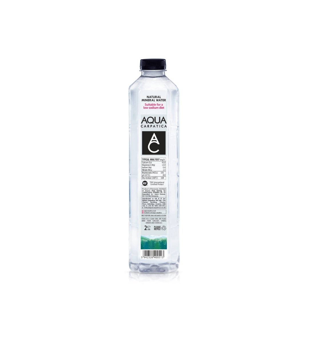 Aqua Carpatica - Still Natural Mineral Water 2L (PET) - Candybase