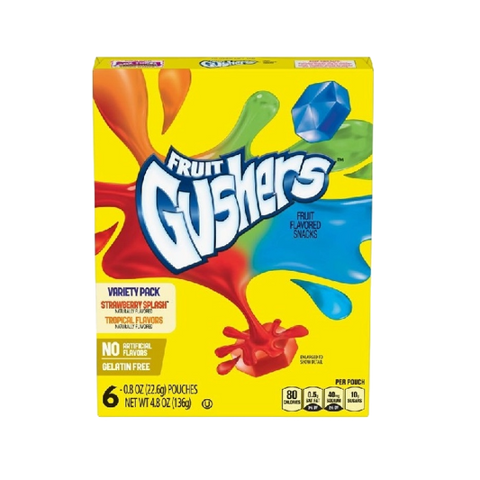 Gushers Variety Pack Strawberry/ Tropical 6’s