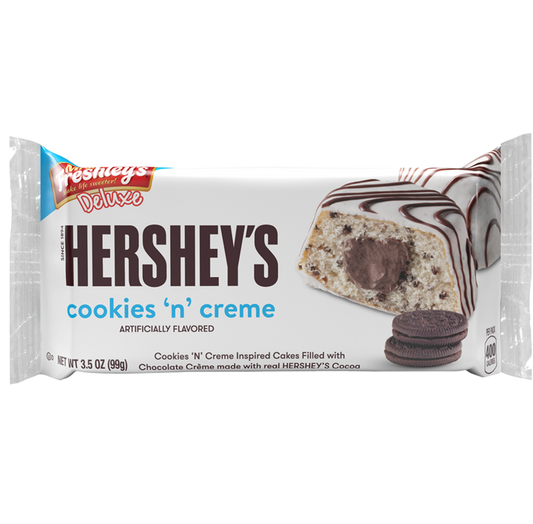 Mrs. Freshley's Hershey's Cookies & Creme Cakes 2's 3.5oz (99g)