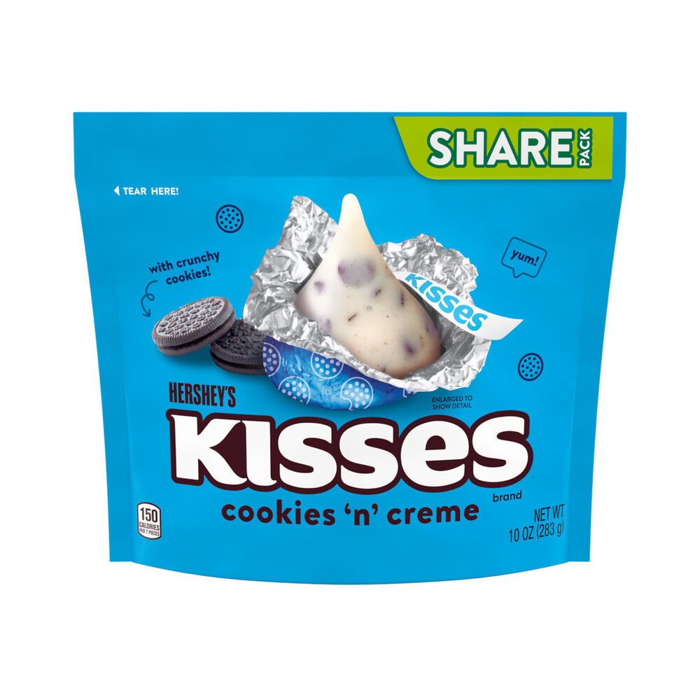 Hershey's Cookies & Creme Kisses 10oz (283g)