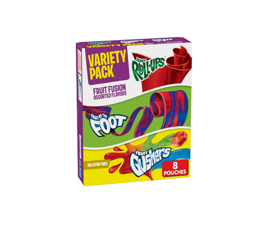 Betty Crocker Fruit Snacks Varity Pack 8's 5.1oz (144g) - Candybase