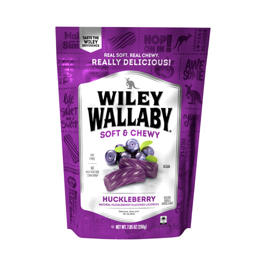 Wiley Wallaby Huckleberry Licorice 7.05oz (200g)