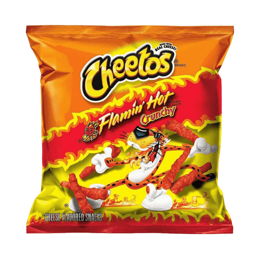 Cheetos - Crunchy Flamin' Hot Cheese Snacks 1.25oz (35.4g) - Candybase