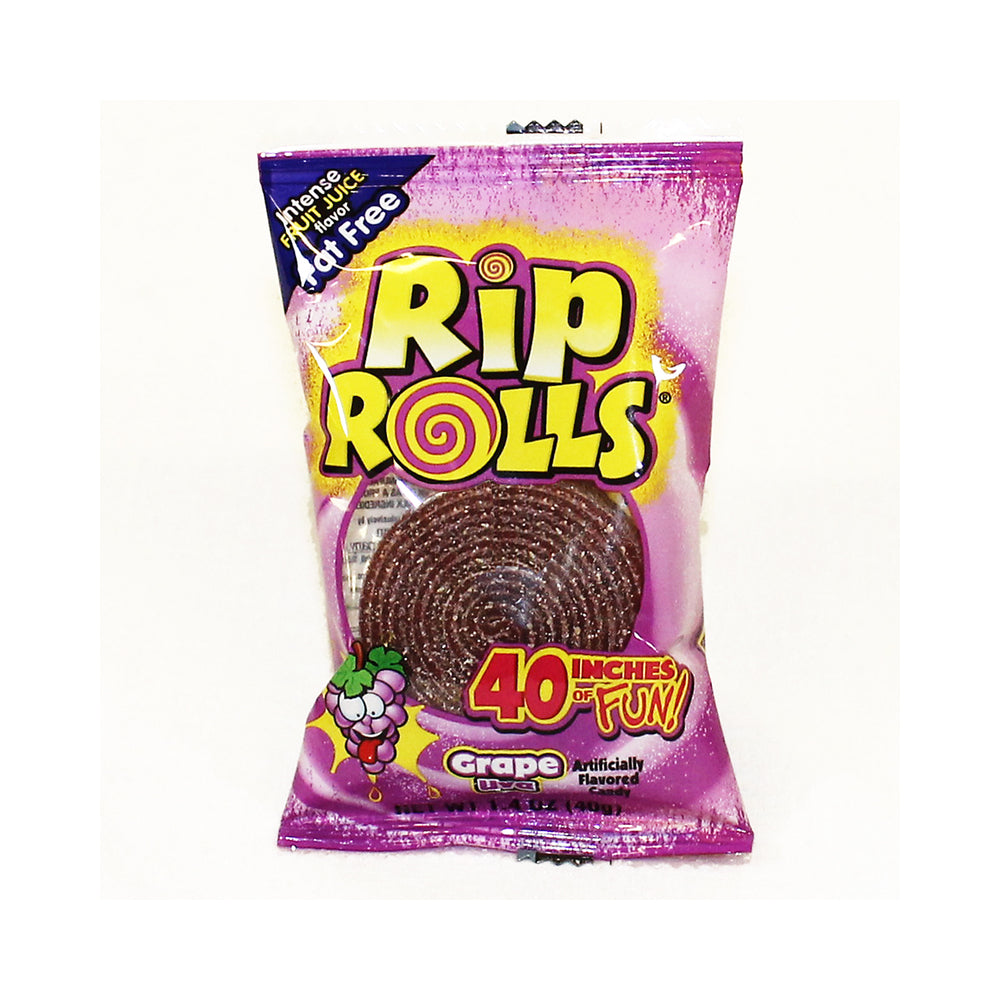 Rip Rolls Grape 1.4oz (40g)