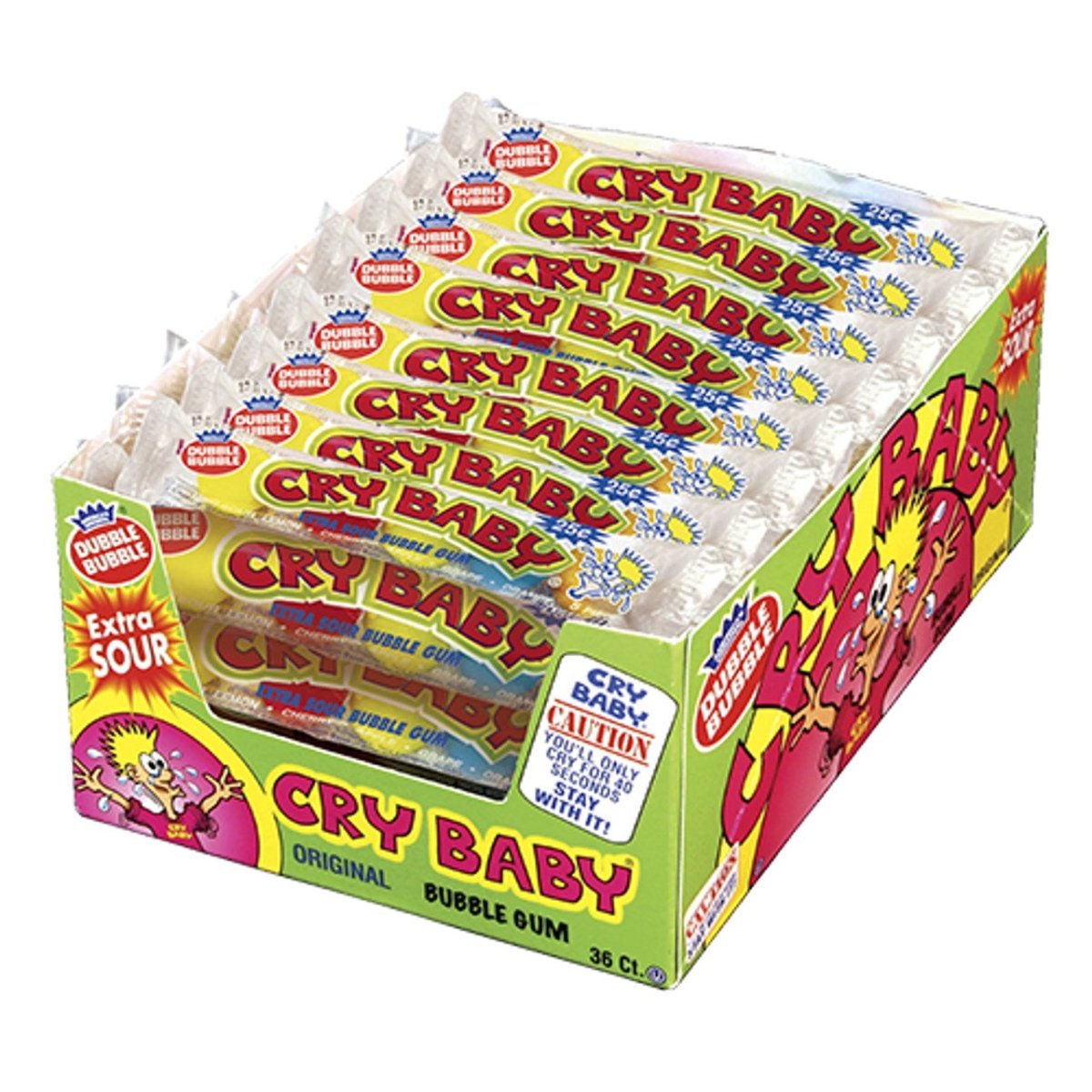 Concord Cry Baby Assorted Extra Sour Tube - Candybase