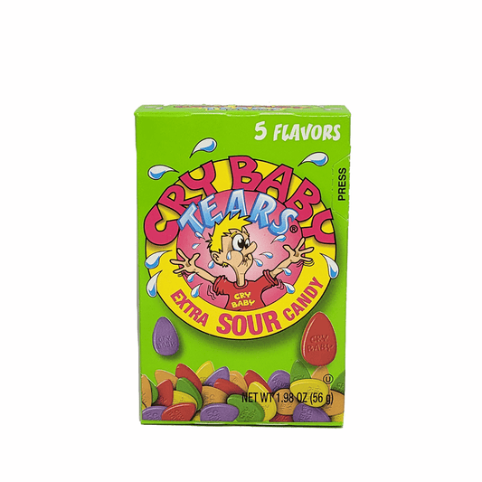 Cry Baby Tears Sour Candy 5 Flavor 1.98oz (56g) - Candybase