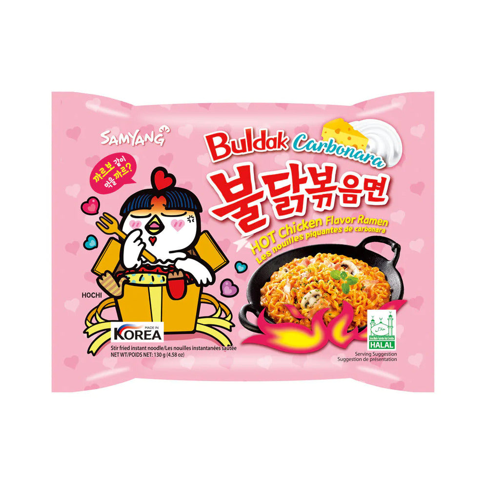 Samyang Carbonara hot spicy chicken ramen 130g