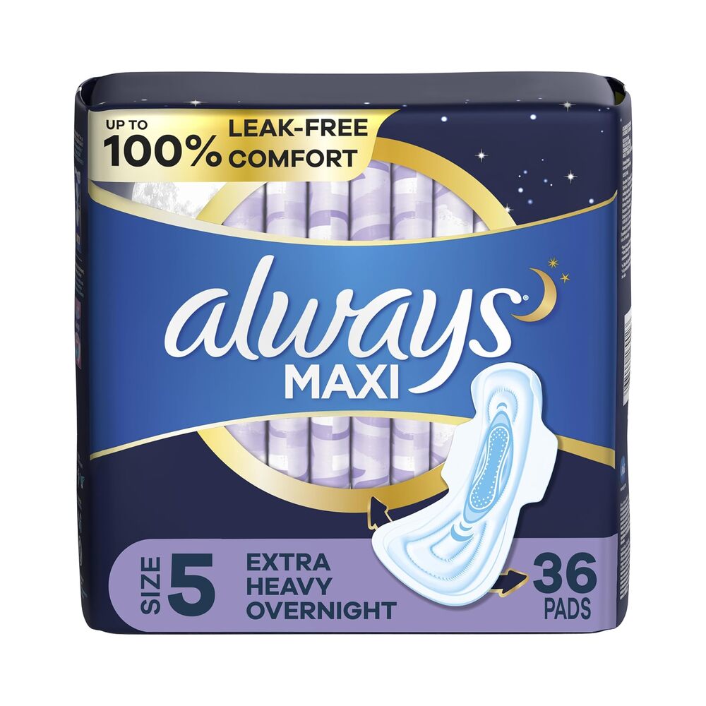 Always Maxi Overnight Pads Sze 5 36's