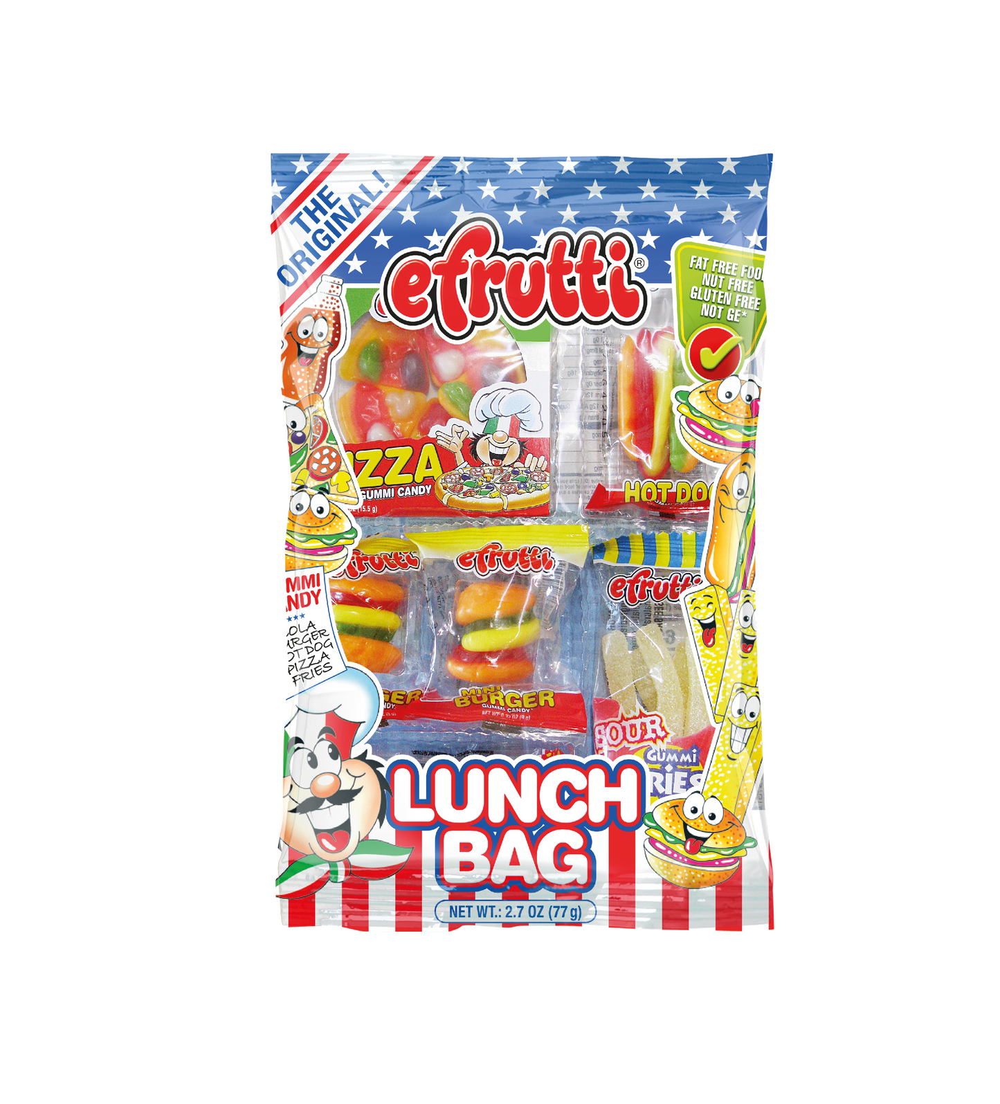 eFrutti Gummi Candy Lunch Bag 2.7oz (77g)