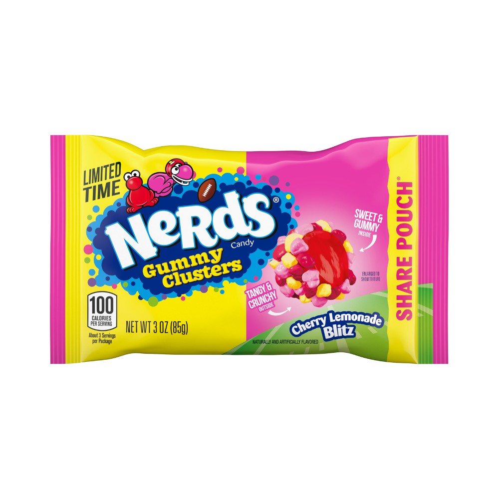 Nestle Nerds Gummy Clusters Cherry Lemonade Share Pack 3oz (85g)