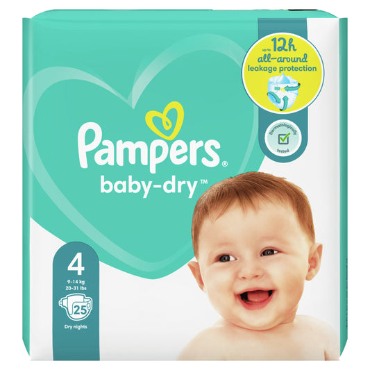 Pampers Size 4 PM  25's P.M. £6.99