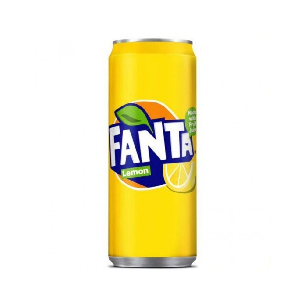 Fanta Lemon Slim Cans 330ml - Candybase