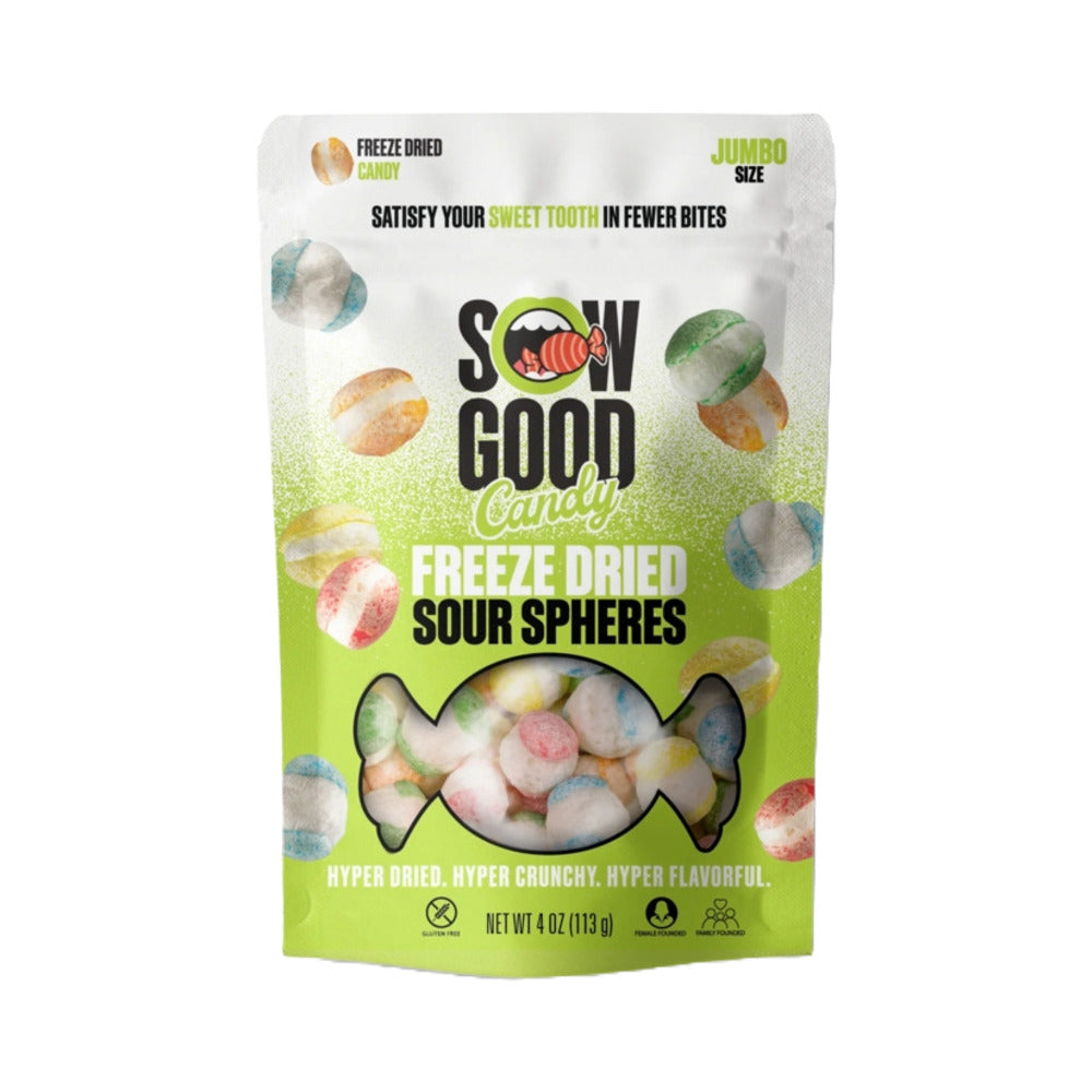 Sow Good Freeze Dried Sour Spheres 4oz (113g)