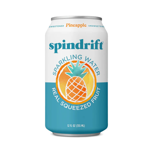 Spindrift Pineapple Flavoured Sparkling Water 12oz (355ml)