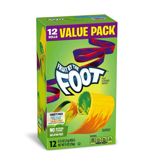 Fruit By The Foot Variety Pack 12ct 9oz (256g) - Candybase