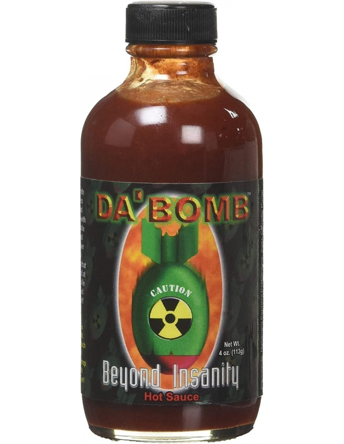 Da' Bomb Beyond Insanity Hot Sauce Bottle, 4 Ounce - 667338