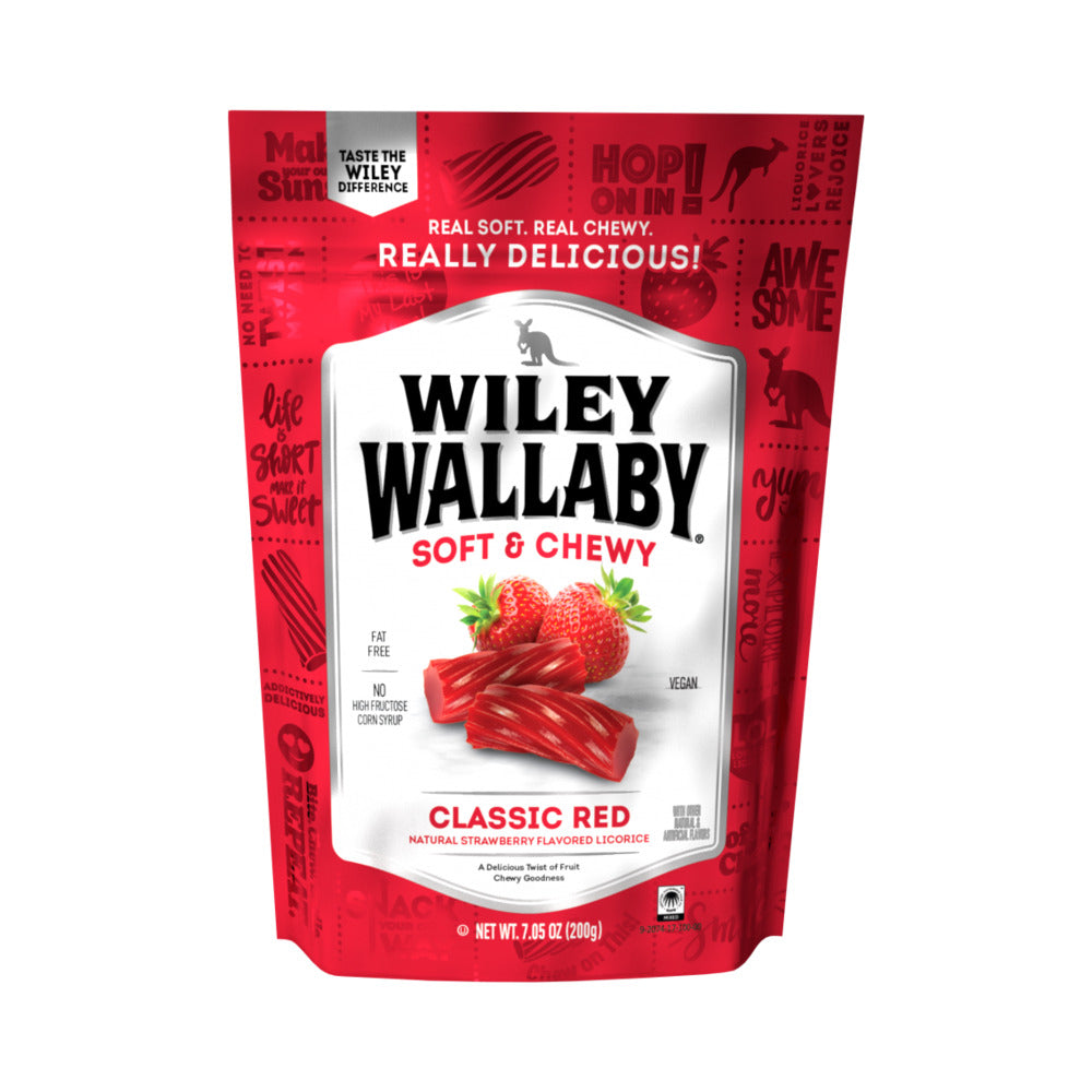 Wiley Wallaby Red Aussie Licorice 7.05oz (200g)