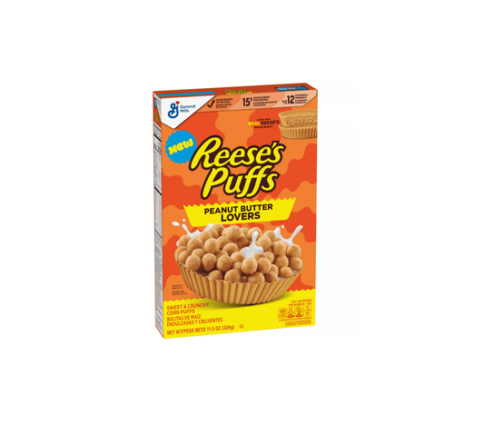 General Mills Reeses Puffs Peanut Butter Lovers 11.5oz (326g) - Candybase