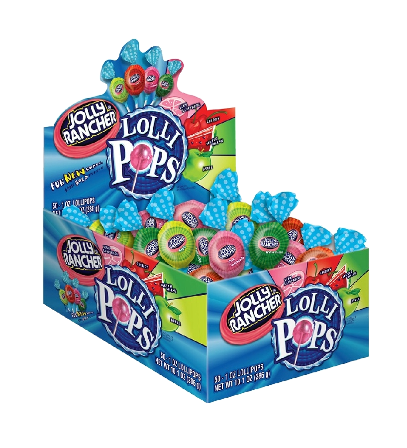 Jolly Rancher Lollipops 4 Flavours (50s) 0.6oz (17g)