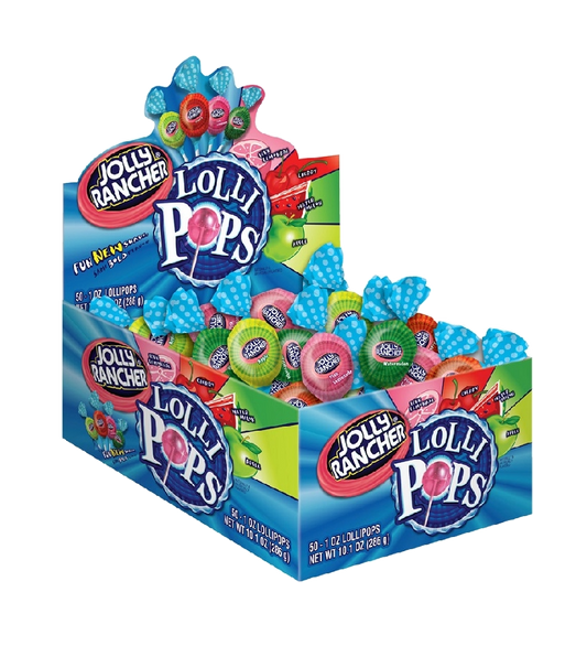 Jolly Rancher Lollipops 4 Flavours (50s) 0.6oz (17g)