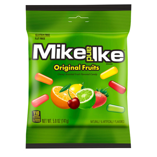 Mike & Ike Original Fruits Peg Bag 5oz (141g)