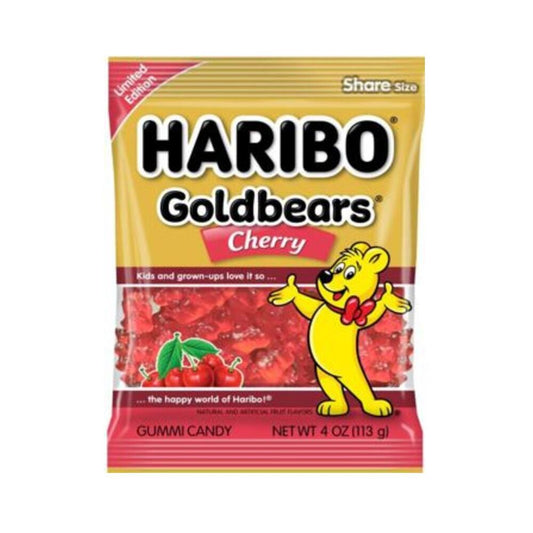 Haribo Gold Bears Cherry 4oz (113g)