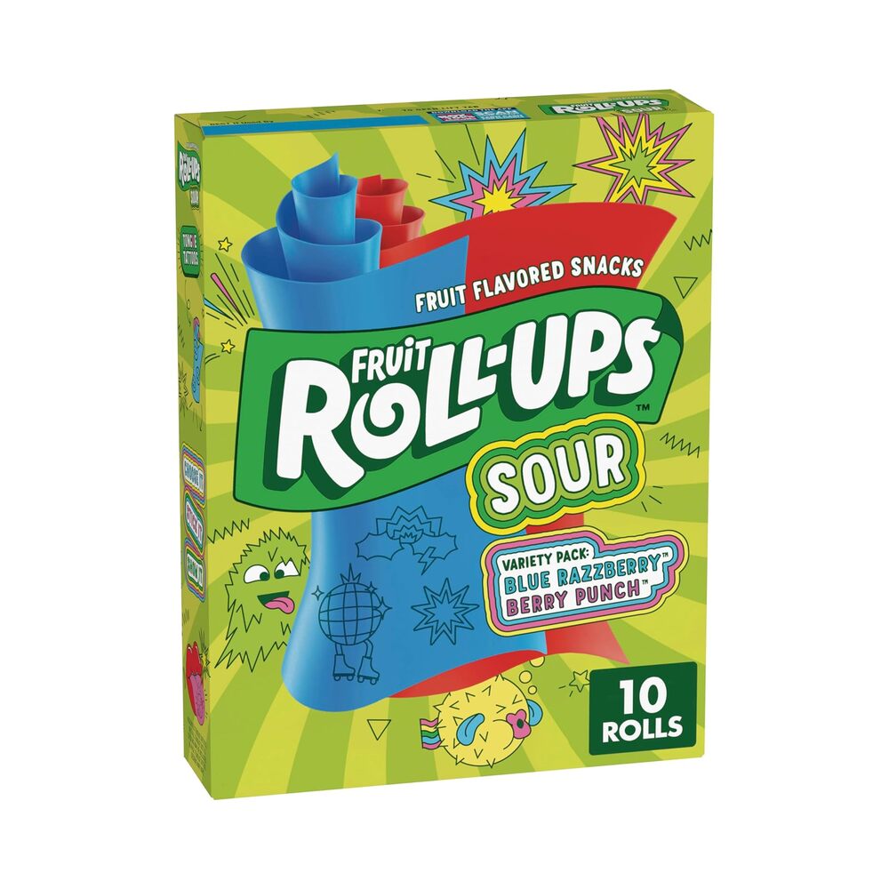 Fruit Roll Ups Sour Variety Pack 10s 5oz (141g)