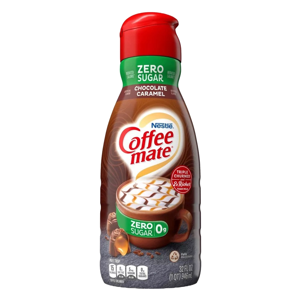 Nestle Coffee Mate Chocolate Caramel Sugar Free Creamer 32oz (946ml)