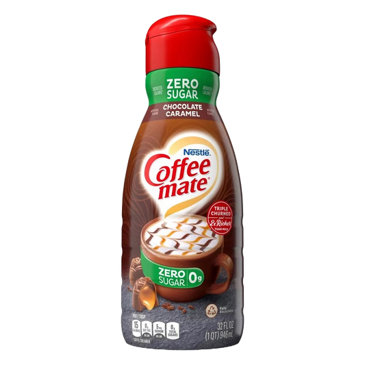 Nestle Coffee Mate Chocolate Caramel Sugar Free Creamer 32oz (946ml)