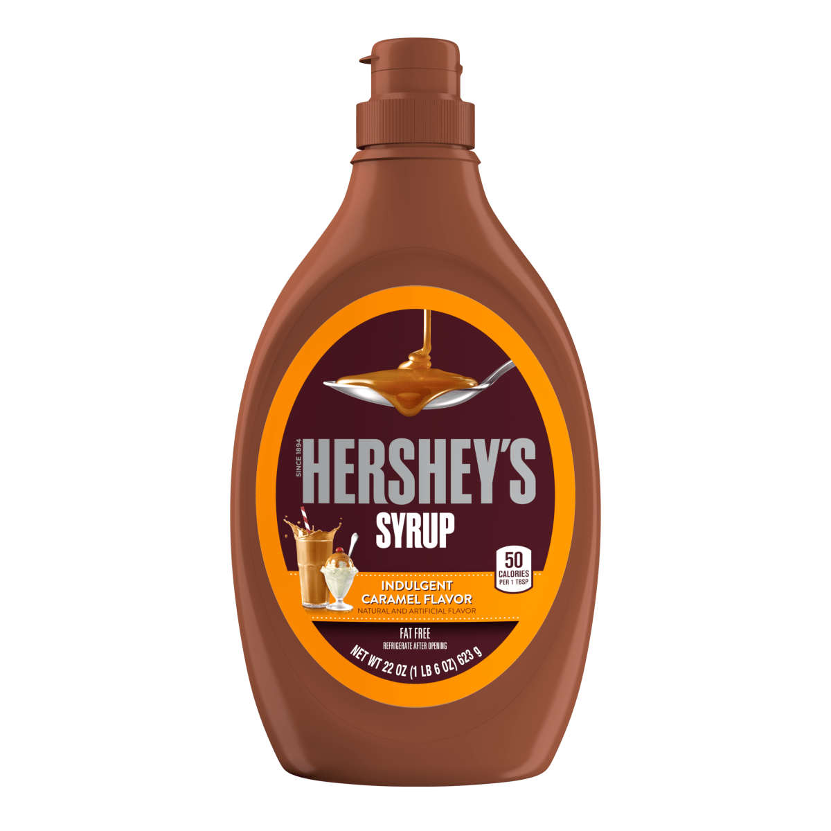 Hershey's Syrup Bottle Caramel 22oz (623g) - Candybase