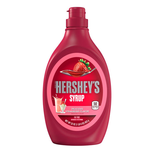 Hershey's Syrup Bottle Strawberry 22oz (623g) - Candybase