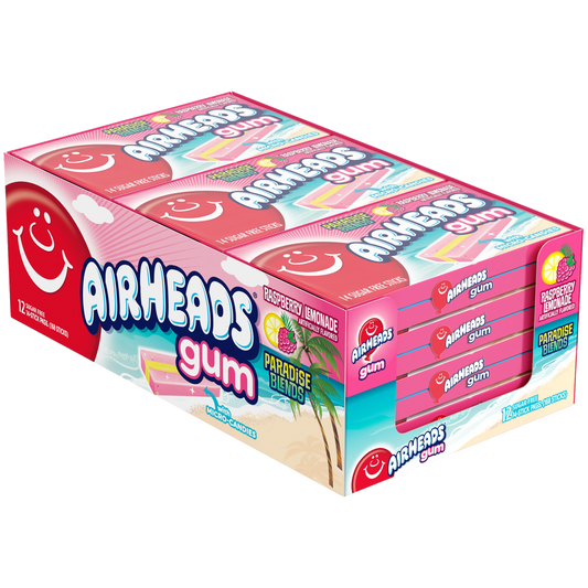 Airheads Gum Raspberry Lemonade 1.185oz (34g)