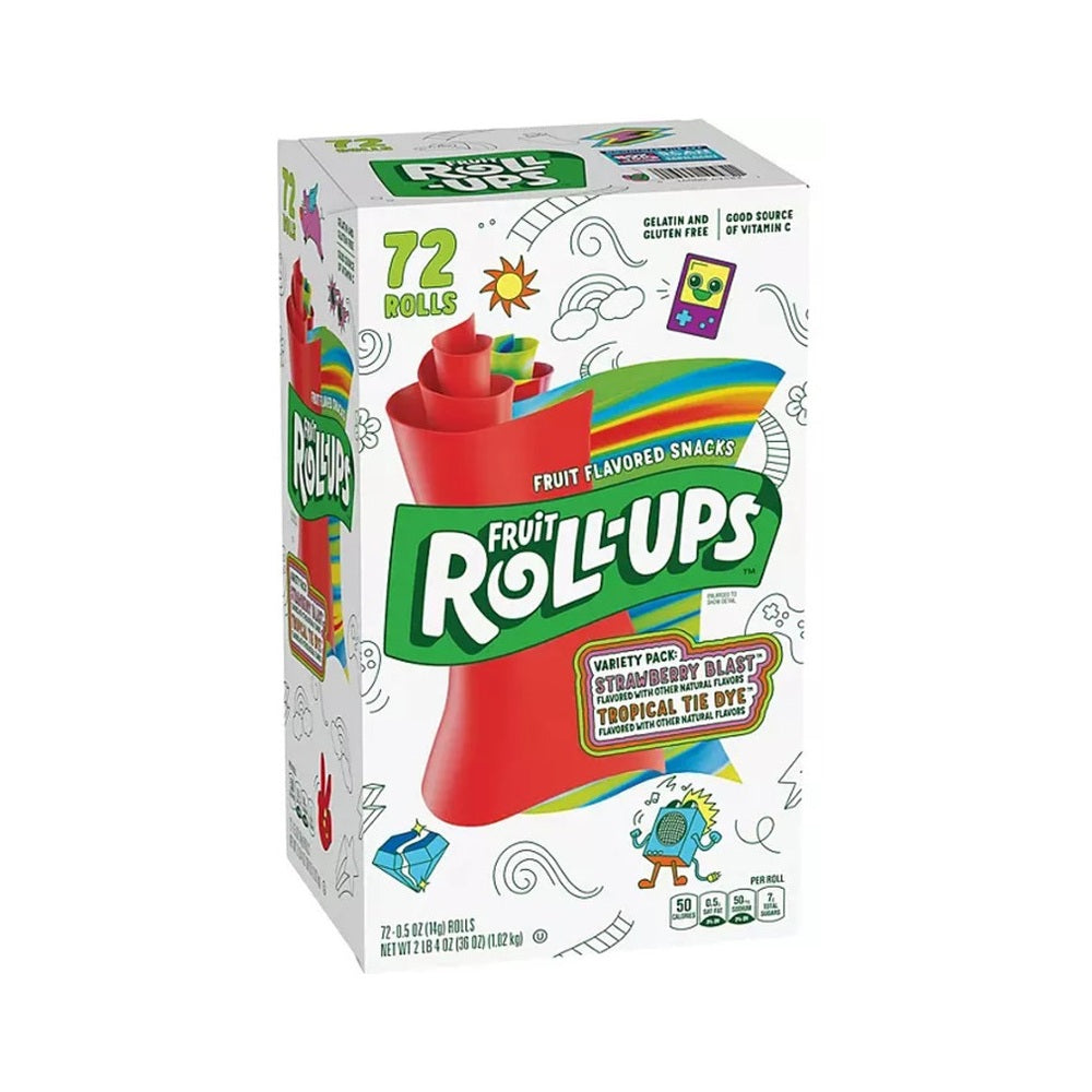 Fruit Roll Ups Variety Pack 72 Rolls 36pz (1.02kg)