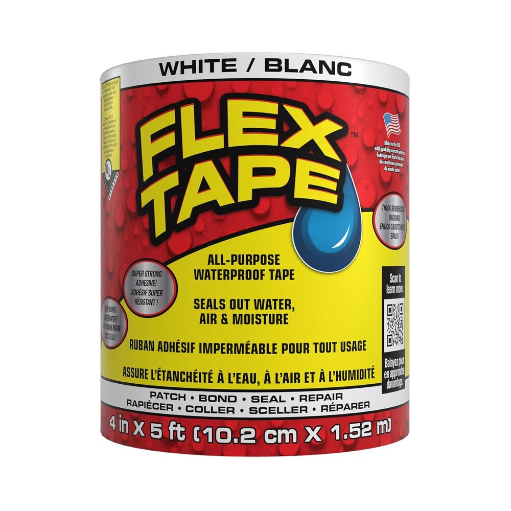 Flex Tape White 10.2cm x 1.52m