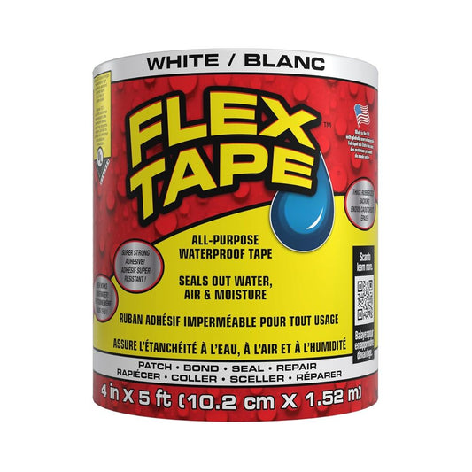 Flex Tape White 10.2cm x 1.52m
