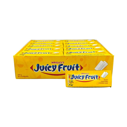 Wrigley's Juicy Fruit Chewing Gum 10's