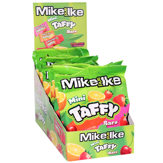 Mike & Ike Mini Taffy Peg Bag 3.8oz (108g)