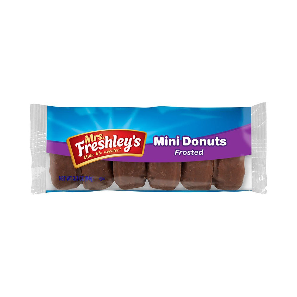 Mrs. Freshley's Mini Chocolate Donuts 3.3oz (94g)