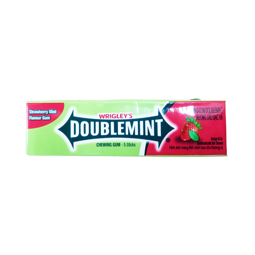 Wrigley's Double Mint Strawberry Chewing Gum 5's