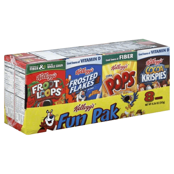 Kellogg’s Fun Pak 8’s 8.56oz (243g) – Candybase