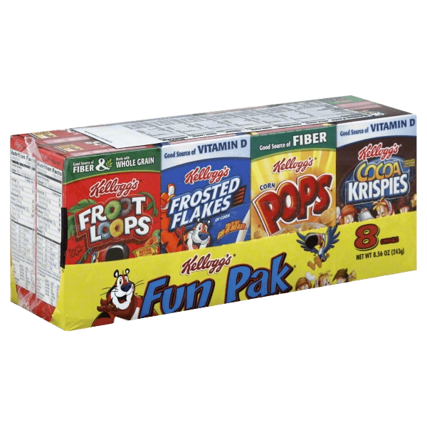 Kellogg’s Fun Pak 8’s 8.56oz (243g) - Candybase