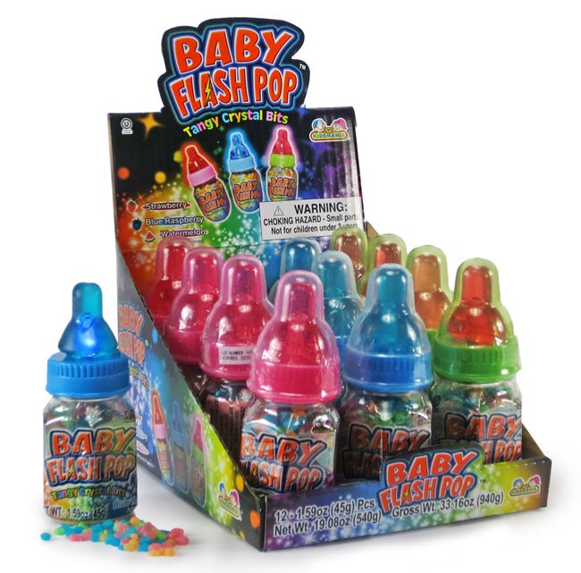 Kidsmania Novelty Baby Bottle Flash Pop 17g - Candybase