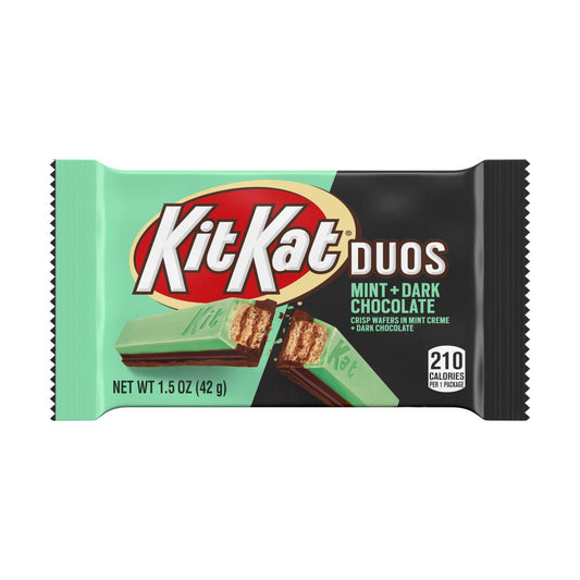 Kit Kat Duos Dark Chocolate Mint 1.5oz (42g) - Candybase