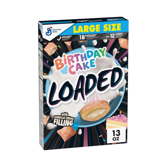 General Mills Birthday Cake Loaded 13oz