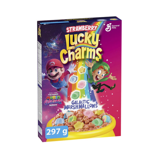 Lucky Charms Strawberry Mario Galactic Marshmallows 297g