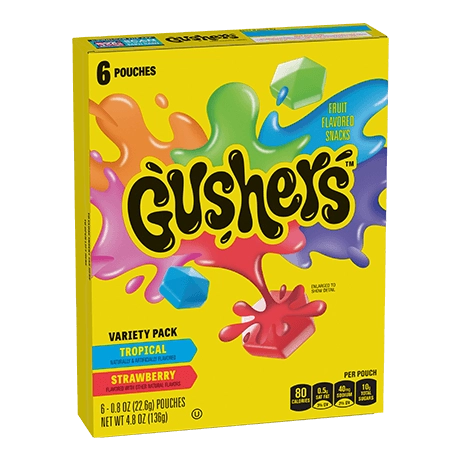 Gushers Variety Pack Strawberry/ Tropical 6’s