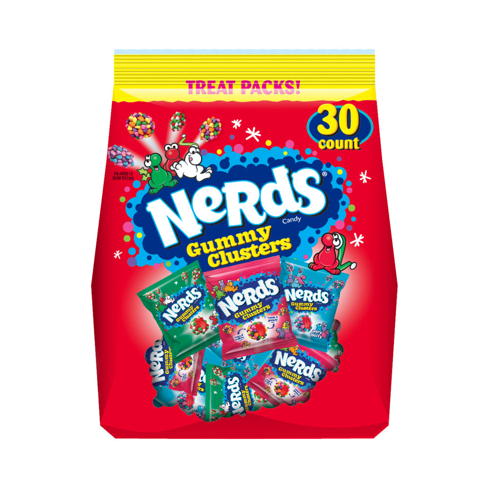 Nerds Holiday Gummy Cluster Treat Packs 30 Count 15oz (425g)