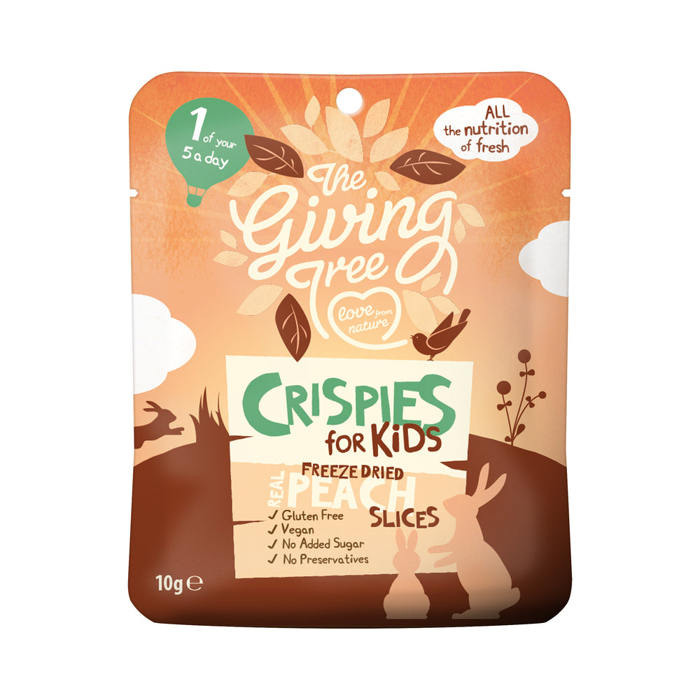 The Giving Tree Freeze Dried Crispies for Kids Peach 10g