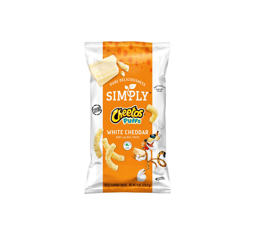 Cheetos Simply Puffs White Cheddar 8oz (226.8g)